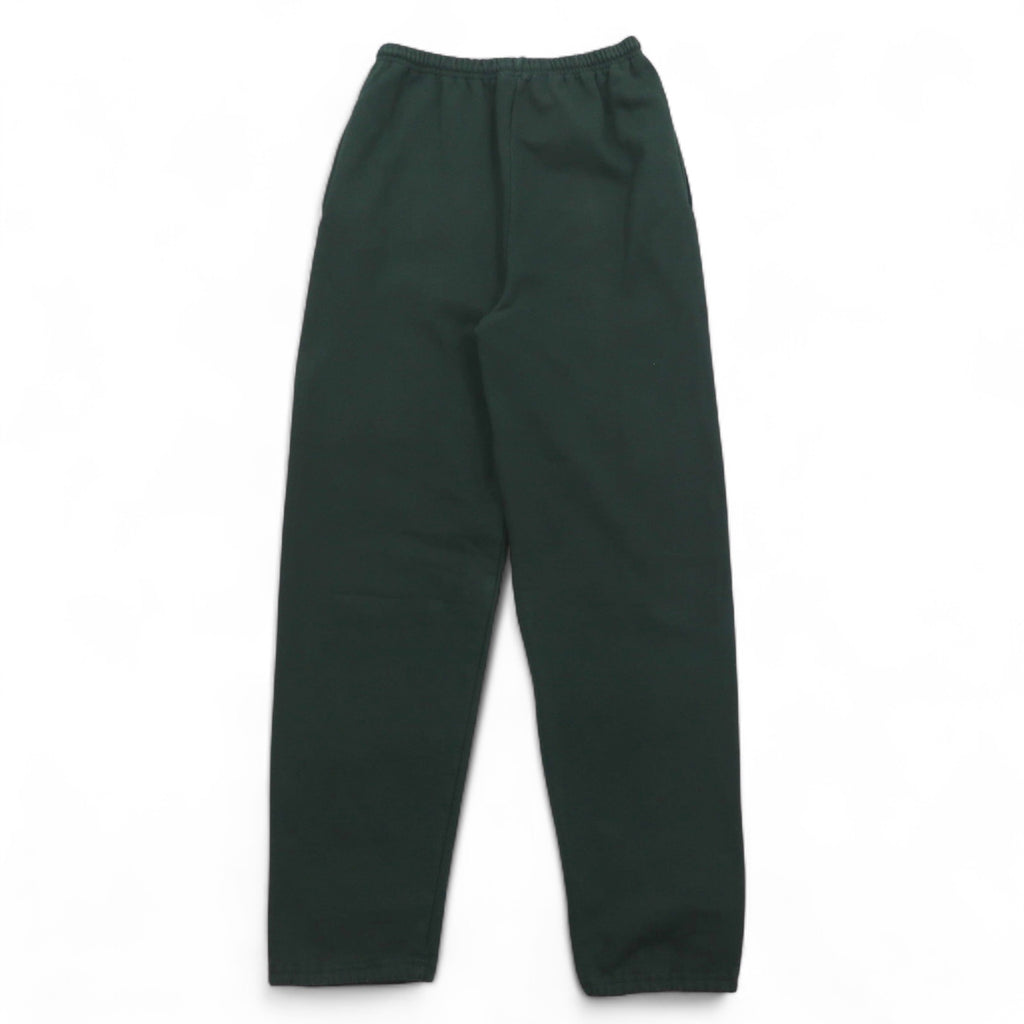 Champion スウェットパンツ S グリーン コットン 裏起毛 バータグ メキシコ製