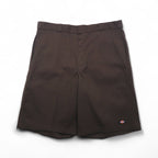 Dickies ルーズフィット ショート ワークパンツ ハーフパンツ XL ブラウン ポリエステル コットン 42283 メキシコ製