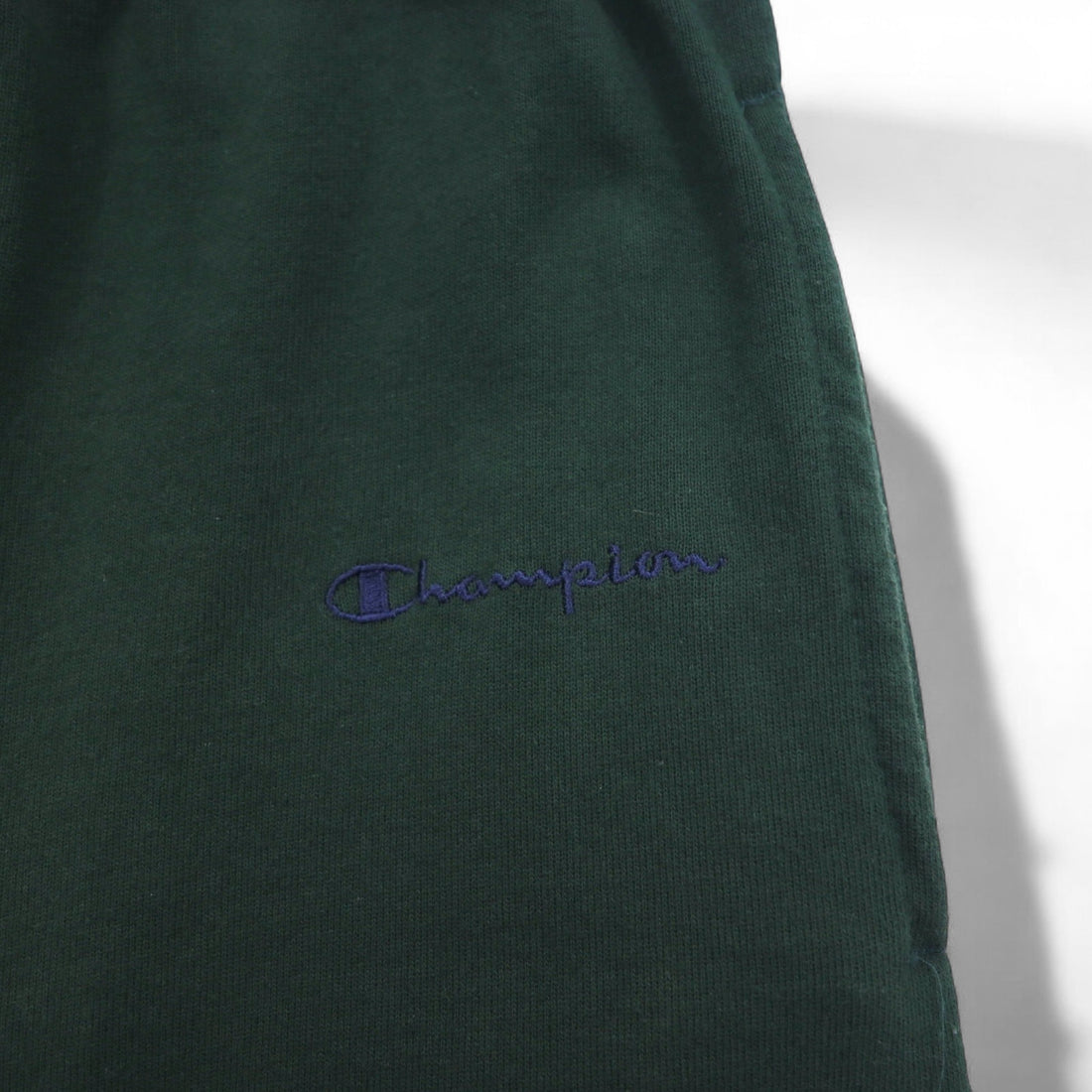 Champion スウェットパンツ S グリーン コットン 裏起毛 バータグ メキシコ製