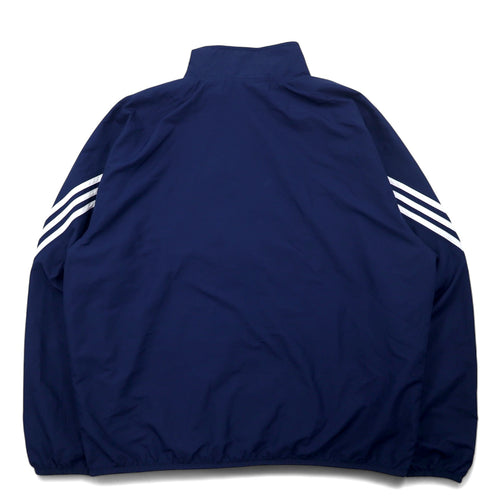 adidas nylon jacket jersey 4XO navy 3 stripes embroidered mesh liner