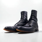 Justin レースアップブーツ 27.5cm ブラック キルト レザー STYLE 506 73170 V1511