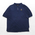 Disney originals 90s USA made Mickey Mouse embroidered polo shirt XL navy cotton