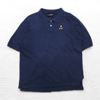 Disney originals 90s USA made Mickey Mouse embroidered polo shirt XL navy cotton