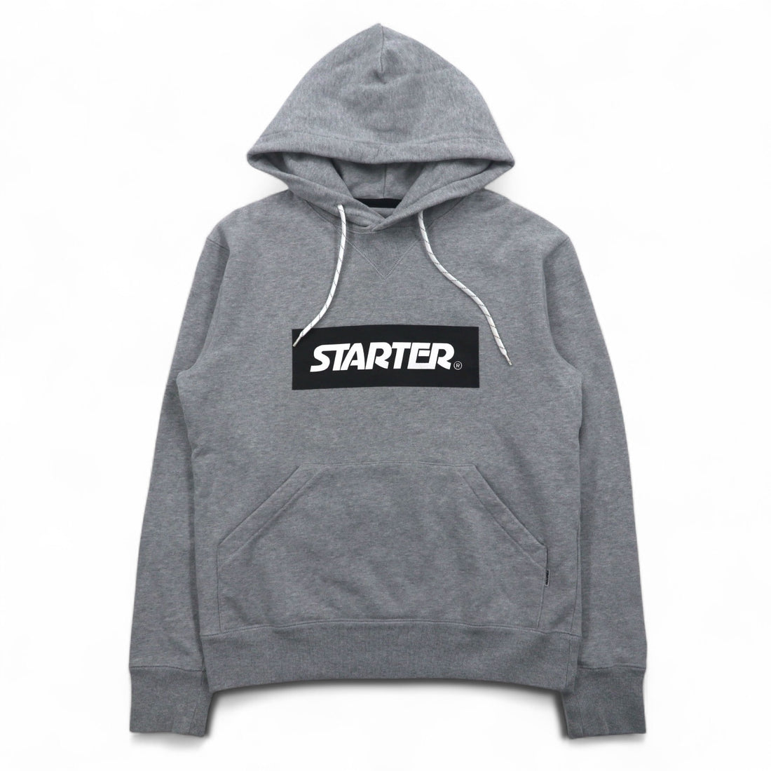STARTER BLACK LABEL Box Logo Pullover Hoodie S Gray JAKE PRINT PULL PARKA ST-1602-106