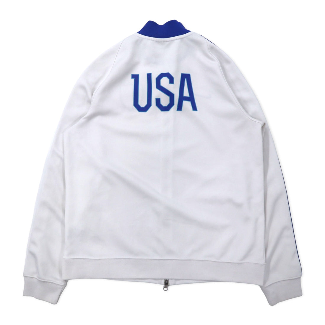 NIKE Track Jacket Jersey L White Polyester Sideline Double Zip USA Model N98 USA USMNT Authentic Men's Soccer Track Jacket 589862-100