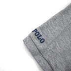 POLO RALPH LAUREN Classic Fit Polo Shirt, Size L, Gray Cotton, Pique with Small Pony Embroidery