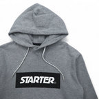 STARTER BLACK LABEL Box Logo Pullover Hoodie S Gray JAKE PRINT PULL PARKA ST-1602-106