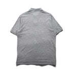 POLO RALPH LAUREN Classic Fit Polo Shirt, Size L, Gray Cotton, Pique with Small Pony Embroidery