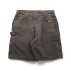 Dickies ダック地 ペインター ショートパンツ ハーフパンツ L グレー コットン 3990