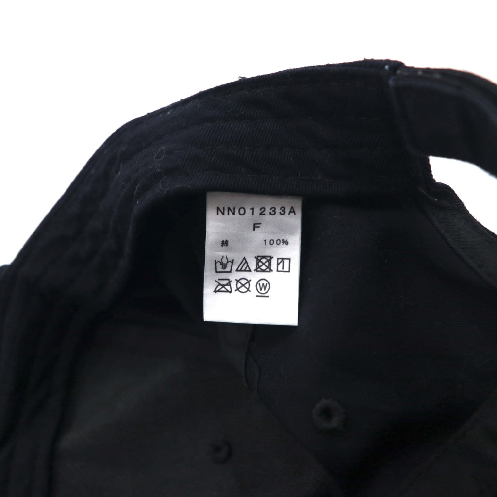 THE NORTH FACE Logo Cap FREE Velcro Black Cotton NN01233A