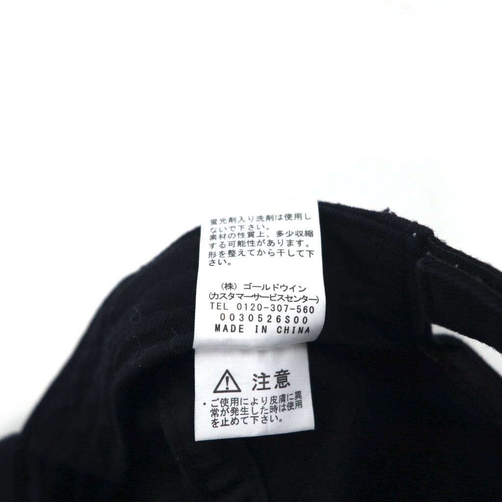 THE NORTH FACE Logo Cap FREE Velcro Black Cotton NN01233A