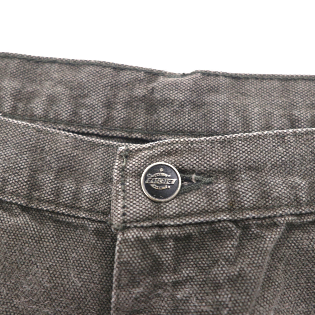 Dickies ダック地 ペインター ショートパンツ ハーフパンツ L グレー コットン 3990