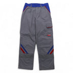 Vintage German Made Utility Pants PLANAM German Euro Work Double Knee Work Pants M Grey Cotton Reflector