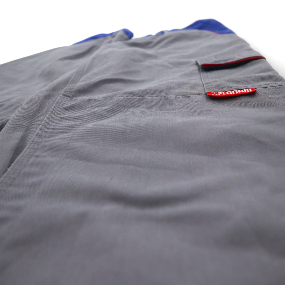 Vintage German Made Utility Pants PLANAM German Euro Work Double Knee Work Pants M Grey Cotton Reflector
