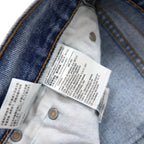 Levi's 550 Relaxed Fit Tapered Jeans Light Stone Wash Denim Pants Size 38 Blue Cotton Zipper Fly USA Line 550-4834 Made in Mexico