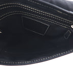 COACH Signature Shoulder Bag Grey Canvas Leather G3K-6357