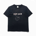 BRU NA BOINNE Printed T-Shirt, Size M, Black, THE END Apple, Cotton