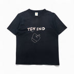 BRU NA BOINNE Printed T-Shirt, Size M, Black, THE END Apple, Cotton