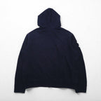 Polo Ralph Lauren 90年代 ビッグポニー 刺繍 リバースウィーブ ジップパーカー 2XL ネイビー ダブルジップ ビッグサイズ