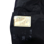 US NAVY 60s Vintage Pea Coat, Size L, Navy, 10-Button, Military Coat, Men's Wool Jersey