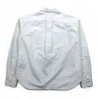 POLO RALPH LAUREN Classic Oxford Shirt, Medium, White Cotton, Embroidered, Chest Pocket