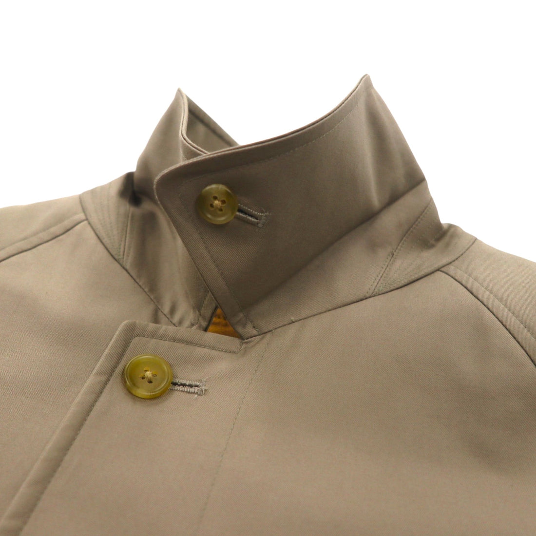 Burberrys 80s Balmacan Coat, Medium, Beige, Removable Nova Check Liner