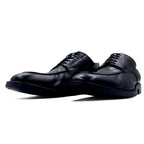 NUVOLA BY Santoni Uチップ モックトゥー ドレスシューズ 27cm ブラック レザー 64124601