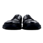 NUVOLA BY Santoni Uチップ モックトゥー ドレスシューズ 27cm ブラック レザー 64124601