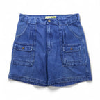 Cabela's Denim Bush Shorts 7-Pocket Hiker Shorts, Size L, Indigo Blue, Front Pocket