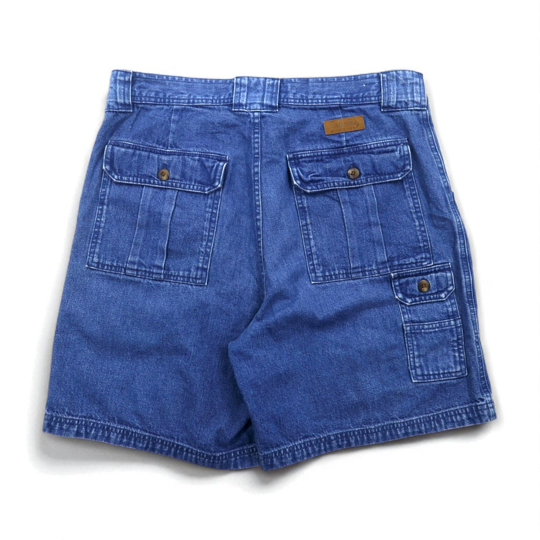 Cabela's Denim Bush Shorts 7-Pocket Hiker Shorts, Size L, Indigo Blue, Front Pocket