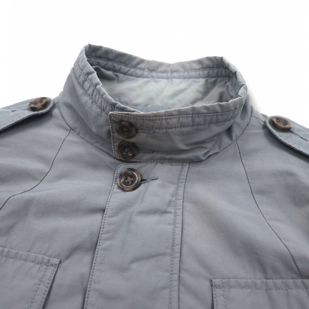 POLO RALPH LAUREN M-65 Field Jacket Military Jacket L Gray Logo Patch