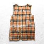 Burberrys 80s Balmacan Coat, Medium, Beige, Removable Nova Check Liner