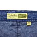 Cabela's Denim Bush Shorts 7-Pocket Hiker Shorts, Size L, Indigo Blue, Front Pocket