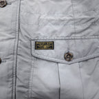 POLO RALPH LAUREN M-65 Field Jacket Military Jacket L Gray Logo Patch