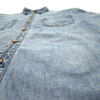Levi's RED TAB 90年代 デニムシャツ L インディゴ ブルー メタルボタン ビッグサイズ