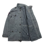 POLO RALPH LAUREN M-65 Field Jacket Military Jacket L Gray Logo Patch