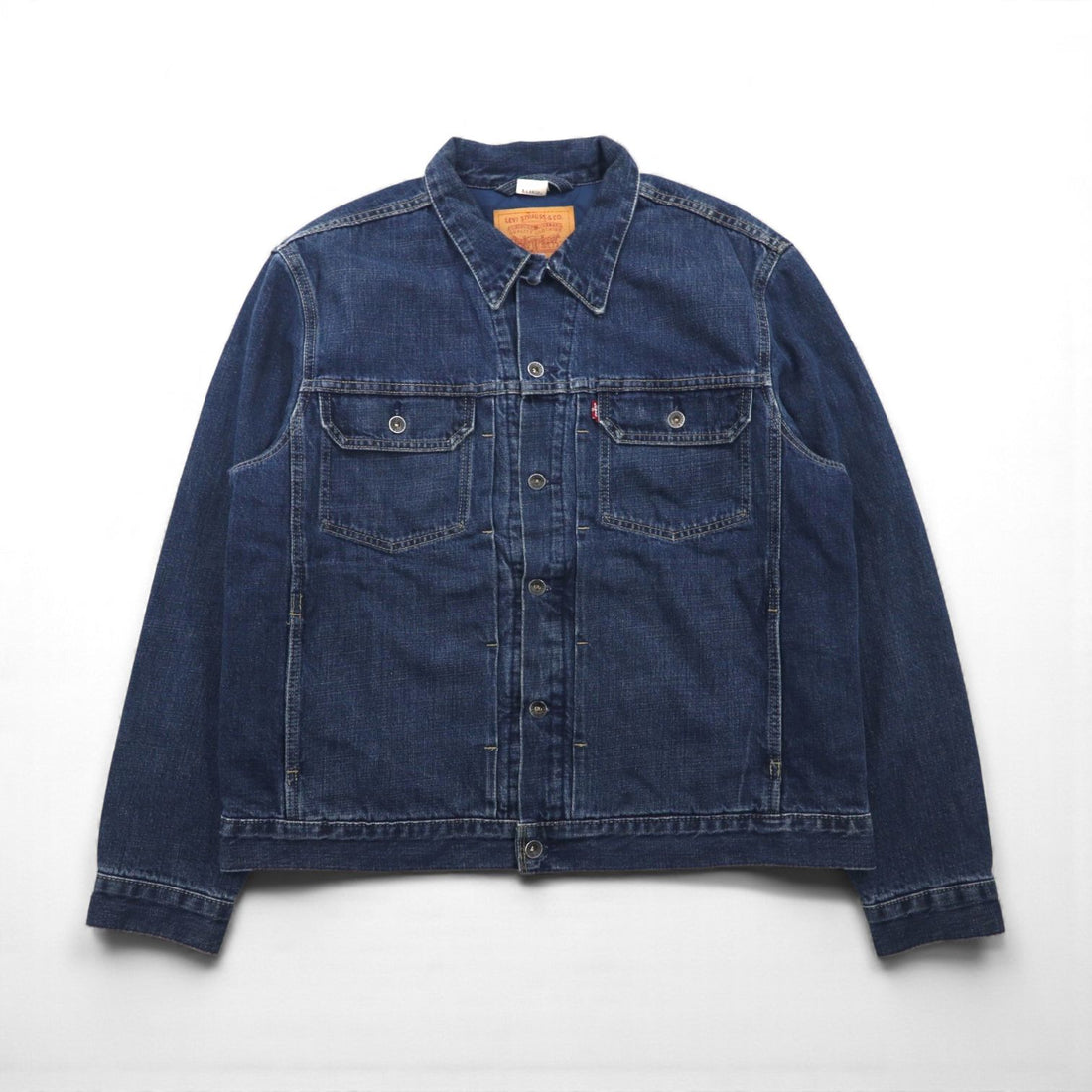 Levi's 2000s Type 2 Quilted Liner Denim Trucker Jacket, Size XL, Indigo, 70528-0359