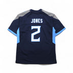 NIKE ゲームシャツ L ネイビー ポリエステル NFL TITANS ナンバリング ON FIELD