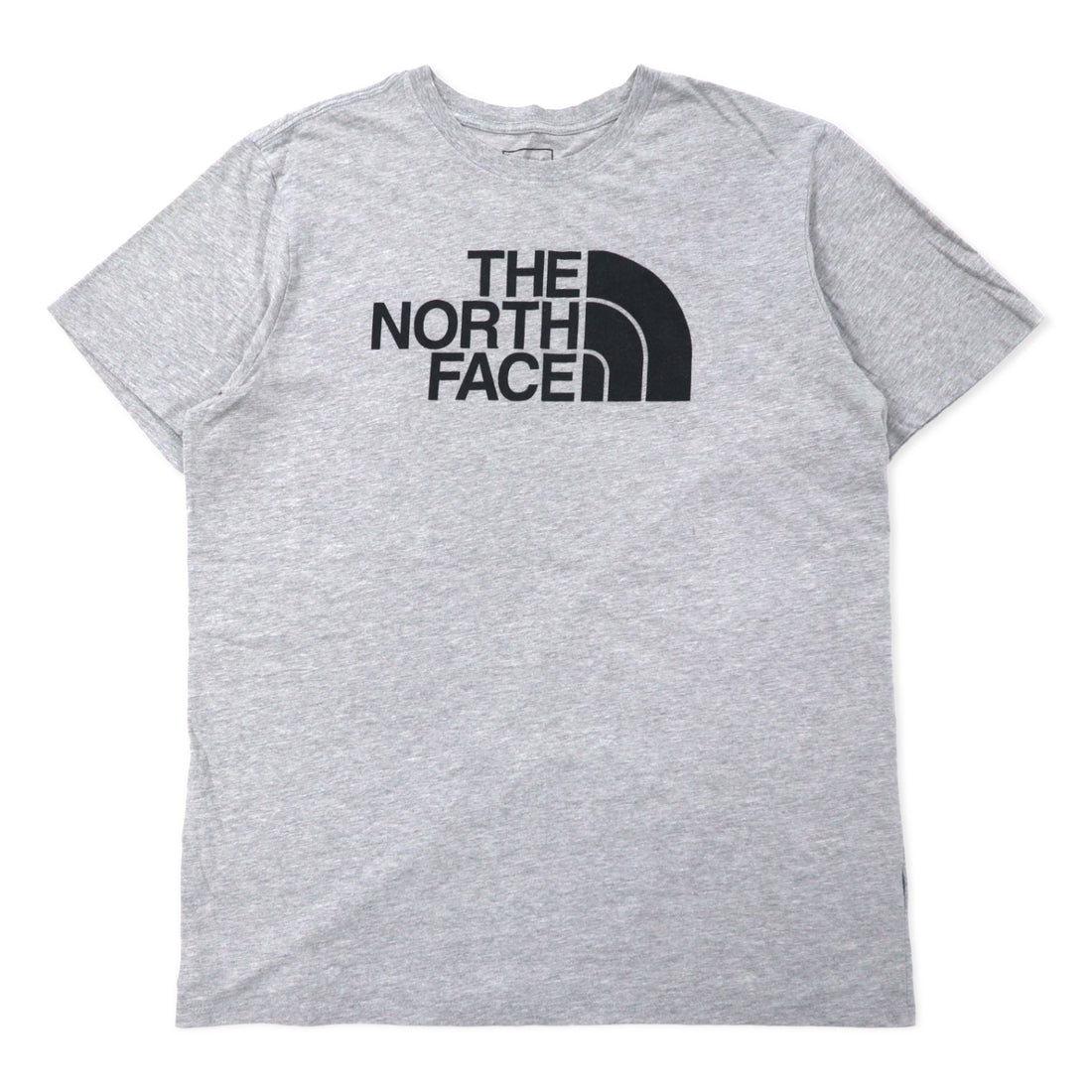 日本然リトテ-古着オンライン-THE NORTH FACE ロゴプリント Tシャツ XL グレー コットン US規格 エルサルバドル製-THE NORTH FACE Logo Print T-Shirt XL Gray Cotton US Standard El Salvador Made