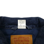 Levi's 00年代 2ndタイプ キルティングライナー デニムトラッカージャケット Gジャン XL インディゴ 70528-0359