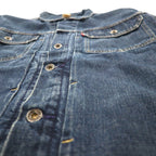 Levi's 00年代 2ndタイプ キルティングライナー デニムトラッカージャケット Gジャン XL インディゴ 70528-0359
