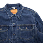 Levi's 00年代 2ndタイプ キルティングライナー デニムトラッカージャケット Gジャン XL インディゴ 70528-0359