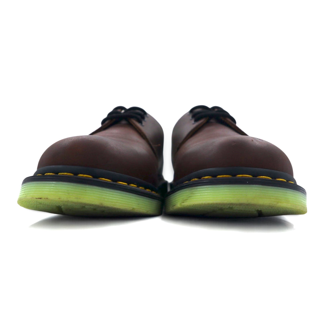 Dr. Martens 3-hole dress shoes, 27cm, brown leather, plain toe, 27161