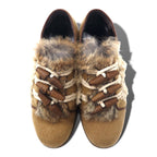 hender scheme ドレスシューズ 5 ( 27 - 27.5cm ) キャメル duffle ラビットファー 11a-at-002