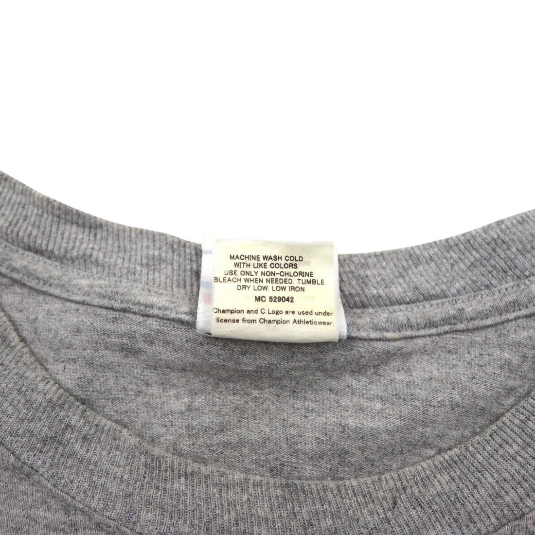 Champion 00年代 カレッジ プリント Tシャツ 2XL グレー SEU アーチロゴ ビッグサイズ ホンジュラス製