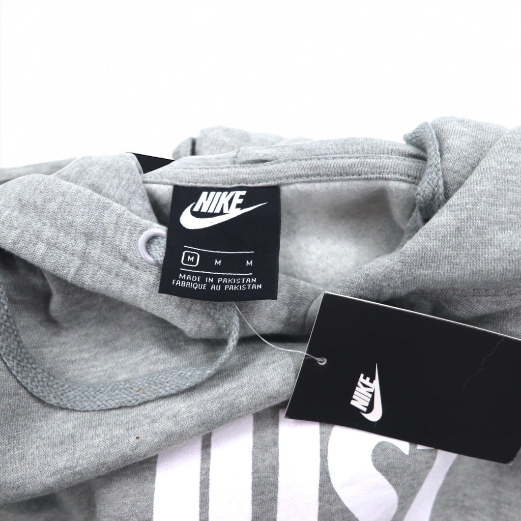 NIKE Pullover Hoodie M Grey JUST DO IT HOODIE 928717-063 Made in Pakistan Unused