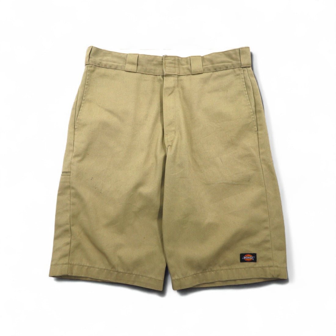 Dickies リラックスフィット RELAXED FIT T/Cツイル ショート ワークパンツ ハーフパンツ L ベージュ WR640 メキシコ製