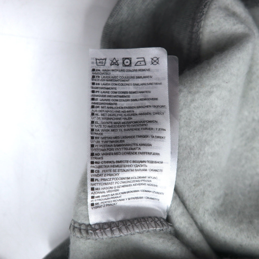 NIKE Pullover Hoodie M Grey JUST DO IT HOODIE 928717-063 Made in Pakistan Unused