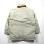LONDON FOG 90年代 65/35クロス スタンドカラー ダウンジャケット 2XL ベージュ ドローコード