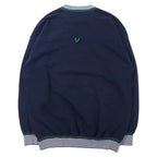 K-Products USA 90's HEAVY WEIGHT Ribline Sweatshirt XL Navy Cotton